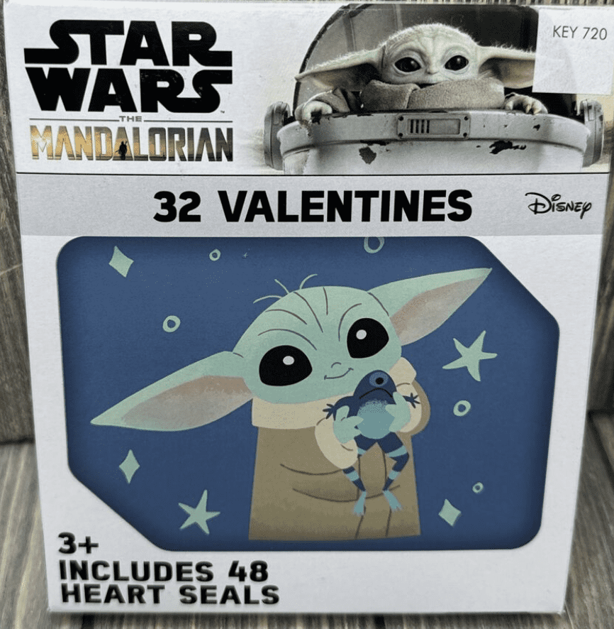 Star Wars The Mandalorian 32 Valentines With 48 Seals By Paper Magic Group